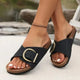 Aveline | Women's Sandals with Buckle and Cork Footbed