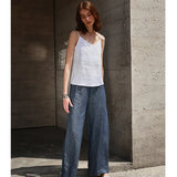 Nora | Women’s Linen V-Neck Camisole Top