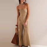 Juliana | Women's Draped Two Piece Set Jumpsuit