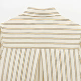 Penelope | Women Shirt With Striped Button Up