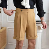Ryker | Men's Shorts with Waist Buckle and Buttons