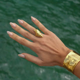 Costa | Women Rings with Ocean Design and Gold Plating