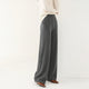 Viviana | Women's Merino Wool Wide Leg Pants with Elastic Waist