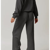 Ayla | Women's Straight Leg Running Pants with Elastic Waist