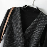 Arvendale | Women's Longline Wrap Vest with Buckle Waist Detail