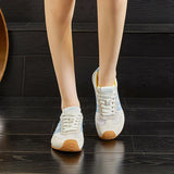 Evangeline | Women Running Shoes with Suede-Mesh and Cushioned