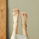 Belle | Women’s Mules with Open Toe and Strap