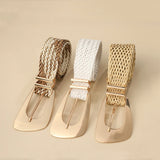 Valentina | Women Belt with Woven Design and 38.5 Inch Length