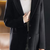 Johanna | Women's Wool Blend Blazer with Tailored Relaxed Silhouette