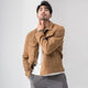 Vincent | Men Jacket with Structured Twill and Suede
