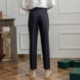 Jasper | Men's Pants with High Waist and Straight Legs