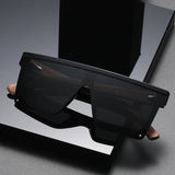 Juniper | Modern Bold Sunglasses with Polarized-UV400 and Bamboo-Frames