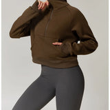 Taylor | Women's Half-Zip Fleece Hoodie for Workout and Training