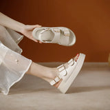 Cressida | Women's Platform Sandal with Buckles and Insoles