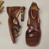 Ravello | Women's Sandals with Leather Straps and Buckle