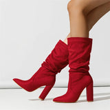 Madison | Women Boots with Pleated Shaft and Toe