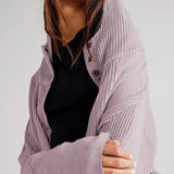 Beth | Women's Cropped Zip Hoodie with Oversized Fit and Soft Cotton Fabric