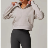 Taylor | Women's Half-Zip Fleece Hoodie for Workout and Training
