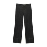 Brynn | Women's Denim Jacket Wide-Leg Pants Set