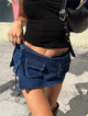 Dakota | Women's Skirt with Low Rise and Front Pockets