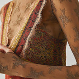 Sienna | Women's Floral Lace Trim Deep V Mini Dress