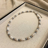 Paris | Women Necklace with Pearl Beads and Lightweight Design