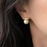 Juliette | Women Earrings with Pearl Design and Stainless Steel