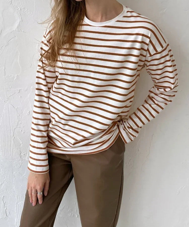 Marinière | Women Tee With Striped Pattern Design