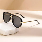 Freya | Women's Aviator Sunglasses with Semi-Transparent Frame