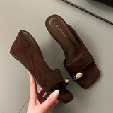 Camille | Women's Sandals with Square Toe and Wedge