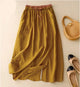 Quinn | Women's Skirt with Elastic Waist and Side Pockets