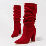Madison | Women Boots with Pleated Shaft and Toe