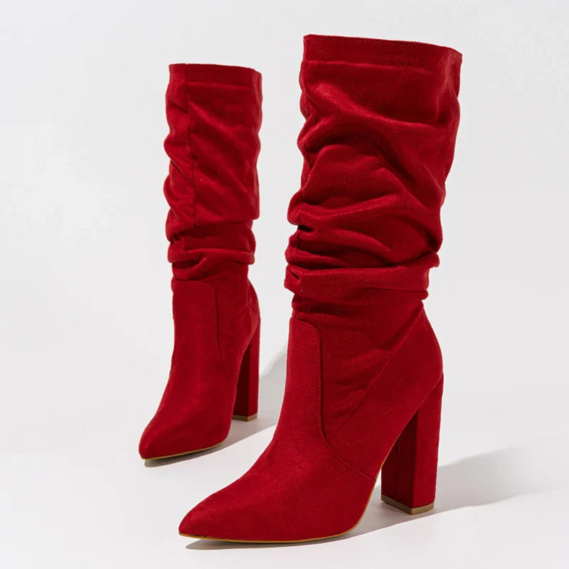 Madison | Women Boots with Pleated Shaft and Toe