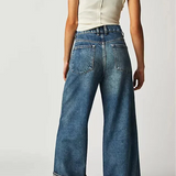 Willa | Women's Straight Leg Cuffed Jeans