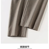 Castello | Women's Slim Tailored Trousers with High Waist