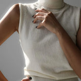 Marenton | Women Knit Top With Wool Cashmere Blend