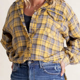 Samara | Women Shirt With Plaid Flannel Design