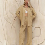 Maisie | Women's Cotton Linen Two Piece Set