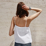 Nora | Women’s Linen V-Neck Camisole Top