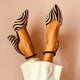 Nairobi | Women’s Heels with Zebra Print and Buckle