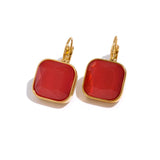 Solène | Women Earrings with Opal Stones and Stainless Steel