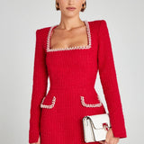 Anastasia | Women's Slim A-Line Mini Dress with Tailored Fit and Pockets