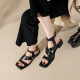 Calista | Women’s Sandals with Straps and Square Toe