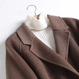 Morgan | Women's Mid-Length Wool Coat with Relaxed Silhouette