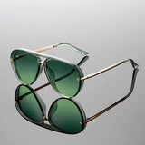 Freya | Women's Aviator Sunglasses with Semi-Transparent Frame