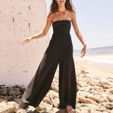 Juliana | Women's Draped Two Piece Set Jumpsuit