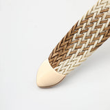 Valentina | Women Belt with Woven Design and 38.5 Inch Length