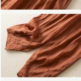 Fleurine | Women's Billowed Wide Leg Pants with Drawstring Waist
