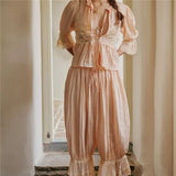 Amelia | Women's Cotton Two Piece Set Bloomers