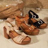 Rovella | Women's Sandals with Cushioned Insoles and Heel